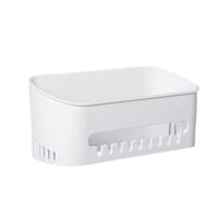 White Ceramic Compartment Shower Rack